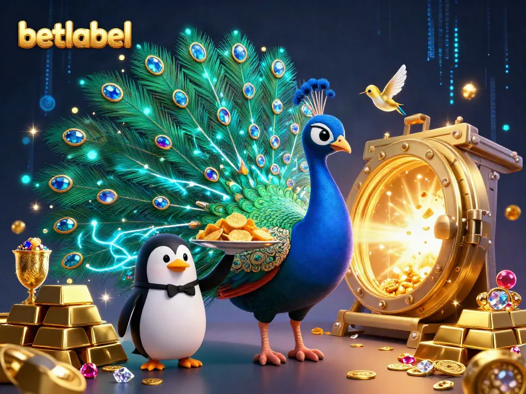 Experience vibrant gameplay at BetLabel Casino with dynamic elements of luck and fortune in this captivating scene.